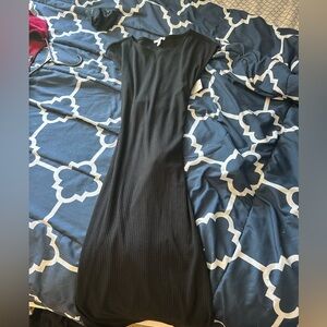Black long dress